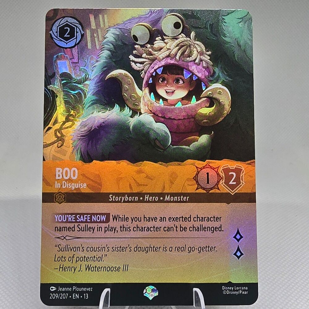 Boo - In Disguise 209 Lorcana Attack of the Vine Borderless